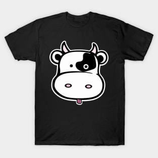 Cute Cow Head T-Shirt